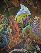 Bohumil Kubista The Raising of Lazarus oil painting artist